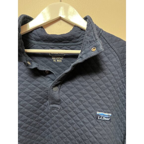 L.L. Bean Mens‎ Quilted Pullover - Size XL - Picture 2 of 3